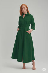 Loose Dress Women Elastic High Waist Show Thin Temperament