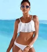 Europe and America multicolor bikini ladies-White-1