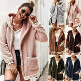 Cozy Pink Sherpa Jacket for Women-1