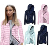 Hooded Lightweight Puffer Jacket for Women-1