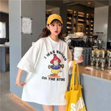 Oversized Graphic Tee for Casual Wear-1