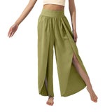 Pantalon de Yoga fendu taille haute, amincissant, assorti à tout, à la mode, pour femmes