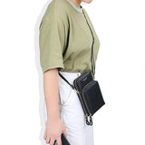 Sacs à bandoulière de grande capacité pour femmes, sac de téléphone portable à fermeture éclair à la mode