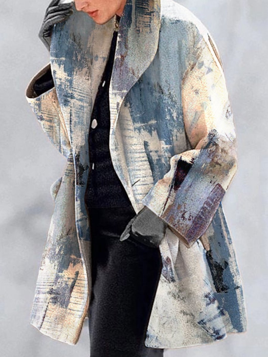 Retro Wool Lapel Jacket