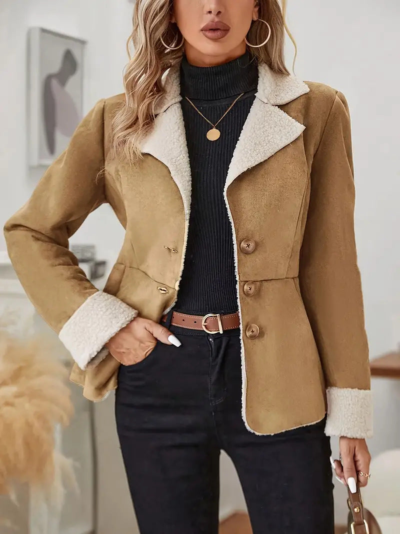 Chic Fur-Lined Cold-Proof Jacket