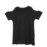 Women's Solid Color Casual Dress – Loose Fit with Hip Wrap Detail, Versatile Short-Sleeved Skirt