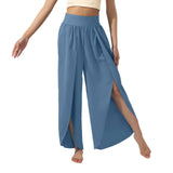 Pantalon de Yoga fendu taille haute, amincissant, assorti à tout, à la mode, pour femmes