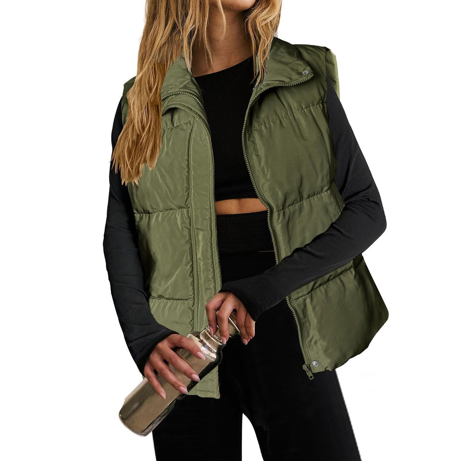 3-in-1 Coat Jacket Vest with Pockets