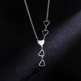 Lovemi -  Fashion Love Pendant Stainless Steel Necklace