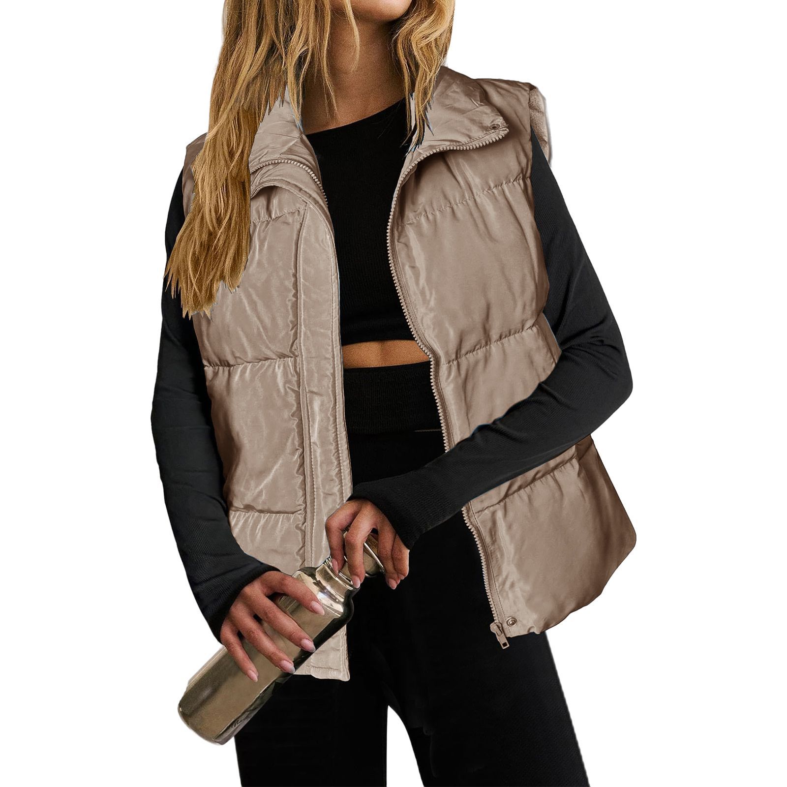 3-in-1 Coat Jacket Vest with Pockets