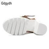 Lovemi -  Gdgydh Women Sandals High Heels Summer Fashion
