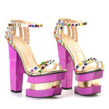 Lovemi -  Strange Style High Heels Platform Pink