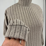 Turtleneck Slim Mini Dress