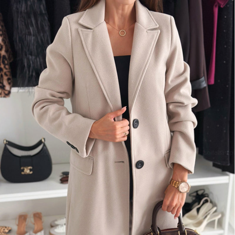 Notch Lapel Trench Coat