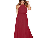 LOVEMI  0 Wine red / S Fashionable sexy dress long skirt