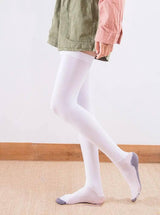 120D Velvet Stockings Are Thinner Than The Knee-Cotton bottom white-8