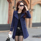 19 Autumn And Winter Korean Style Coat Double-breasted-13