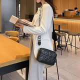 2Pcs Rhombus Shoulder Bag With Wallet Letter Print Wide-2