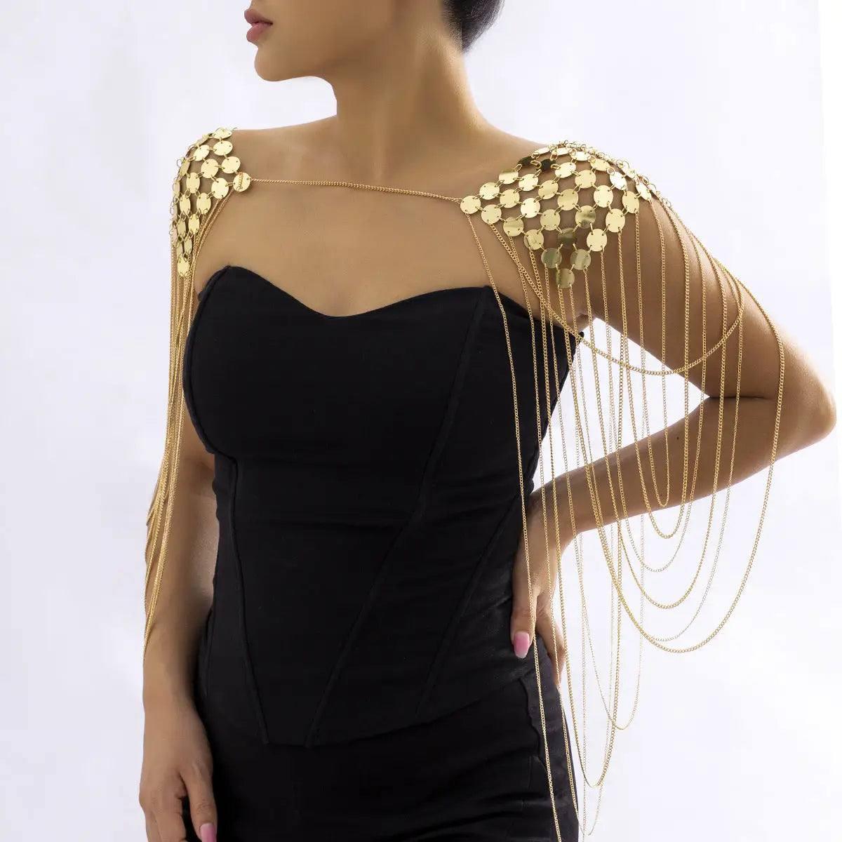 A Few Sequins Of Dramatic Body Chain Clothing-2