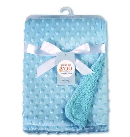 LOVEMI  Baby clothing blue / 102x76cm Lovemi -  Polar Dot Baby Blanket Blanket Newborn Baby Swaddle Wrap