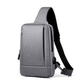 LOVEMI  Bags Shoulder bags Light grey Lovemi -  Men Chest Bag Shoulder Bags Crossbody Sling Backpack