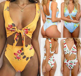 Bikini knotted double-sided swimsuit-1