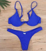 Bikini sexy multi-color optional swimsuit-Blue-10