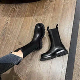 LOVEMI  Boots Lovemi -  Fashion thick-soled smoke tube boots women