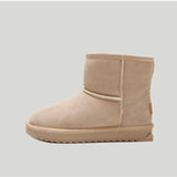 LOVEMI  Boots Lovemi -  New Flat Bottom Medium Cotton Shoes Plush Snow Boots For Women