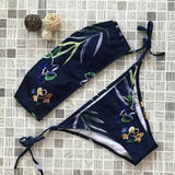 Brazilian swimsuit bandeau Swimwear Vintage Bathing-S-2