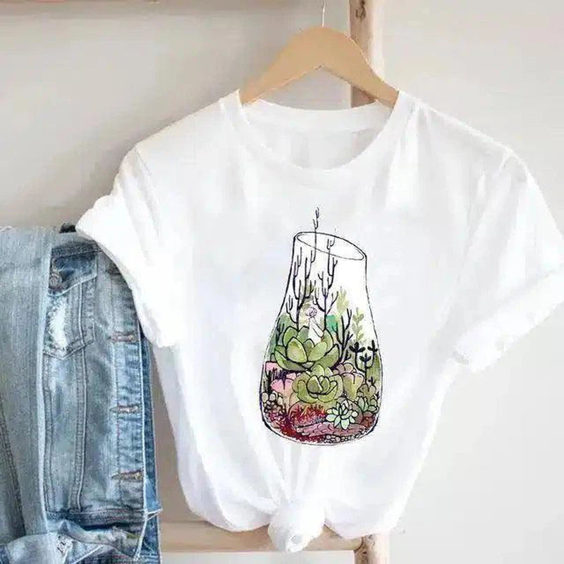 LOVEMI - Lovemi - Cactus Cartoon Sweet Lady Street Fashion Clothing