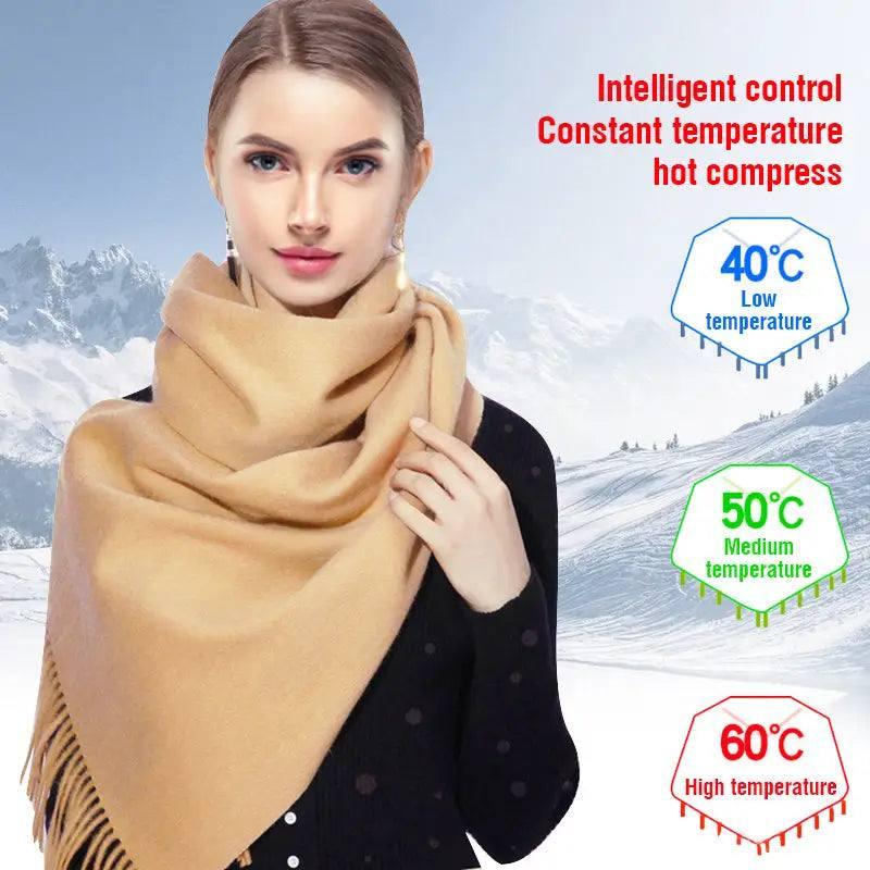 Cashmere Like Intelligent Timing Heating Scarf-1