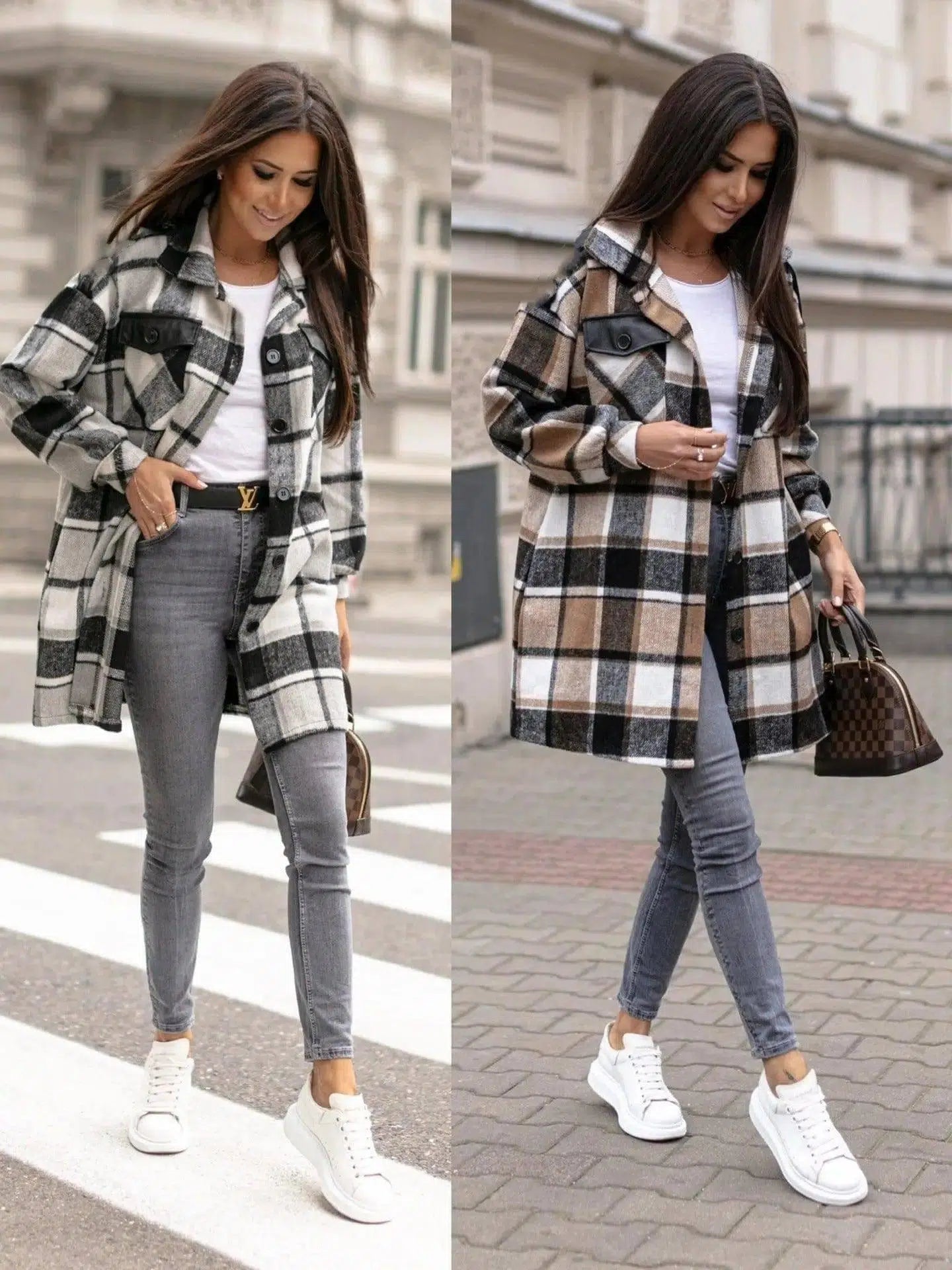 Casual Pu Shirt Jacket-1