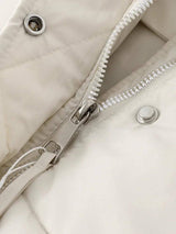 Casual Short Winter Jacket Women Stand Collar Zipper High-5