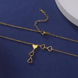 Fashion Love Pendant Stainless Steel Necklace-4