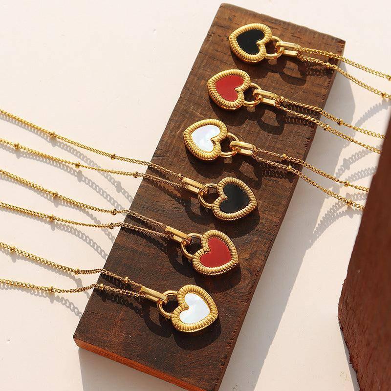 Chic Heart Pendant Necklaces - Elegant Gold Jewelry-5