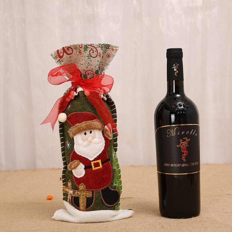 LOVEMI  Christmas Old man Lovemi -  Christmas wine bottle set