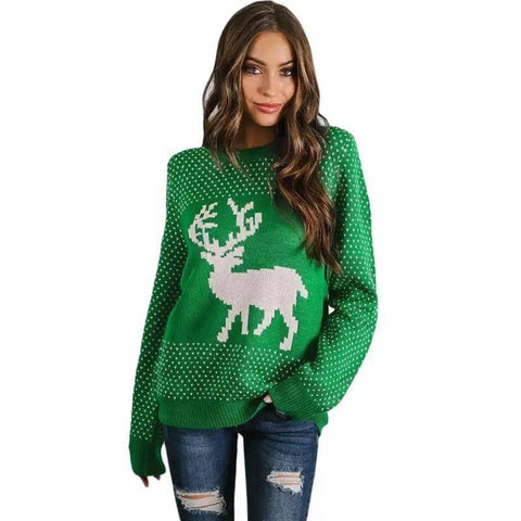 Christmas Pullover Knitted Sweater-2