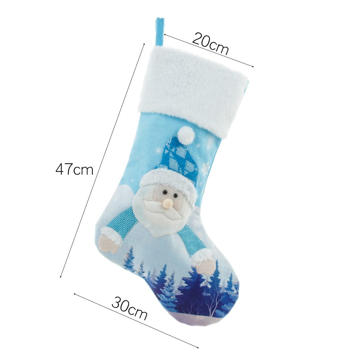 LOVEMI  Christmas Santa Claus Lovemi -  New Year Christmas Decor For Home Glowing Large Christmas Socks Gift Candy Bag With Lights Christmas Ornaments