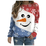 Christmas Sweater Coat Autumn And Winter Women's Clothing-Tricolor-3