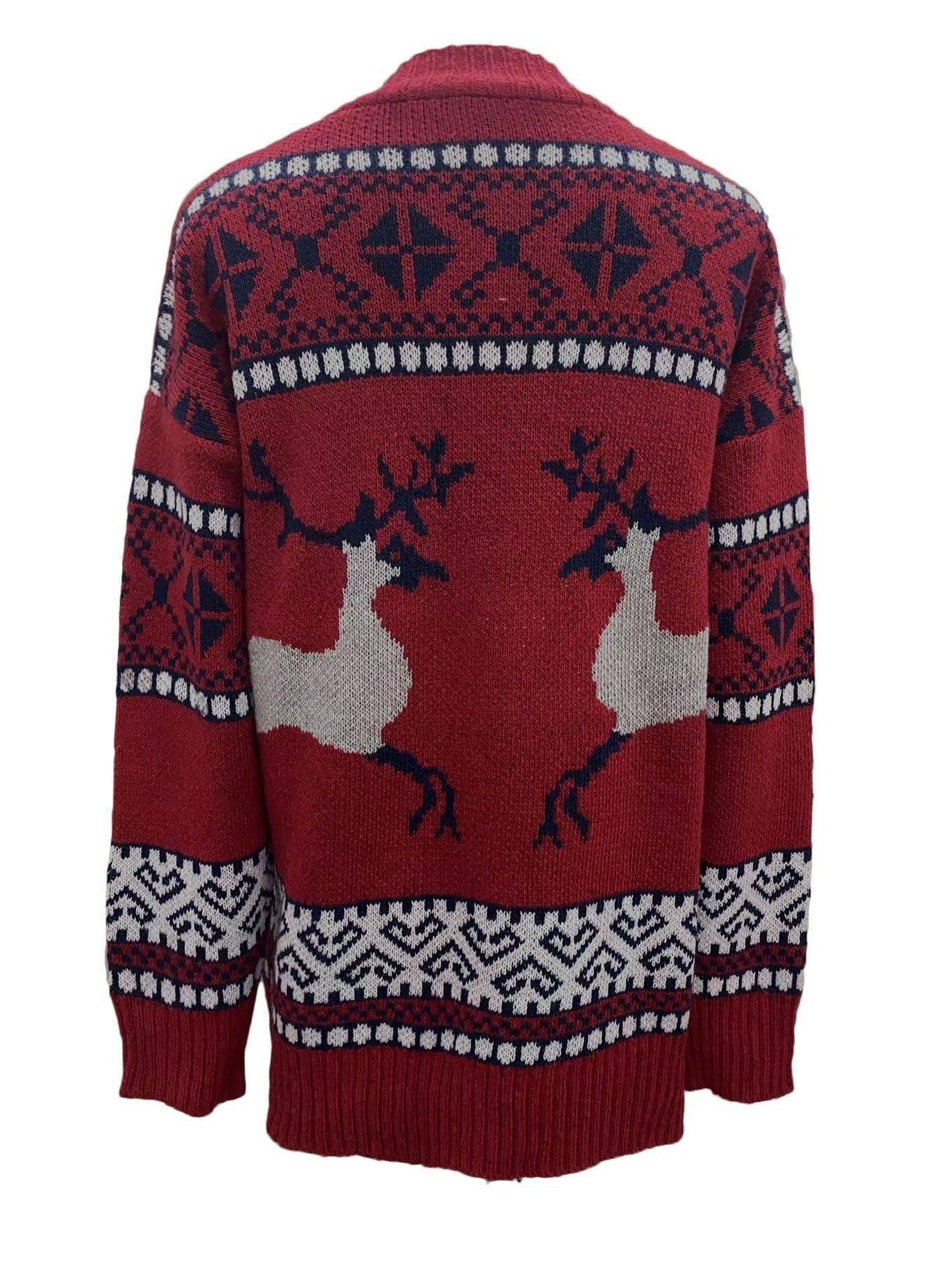 Christmas Sweaters Cardigan Coat-5