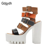 Chunky Platform Sandals: High Fashion Footwear-3