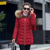 LOVEMI Coats Wine Red / 3XL Lovemi -  Winter jacket women fashion slim long cotton-padded Hooded