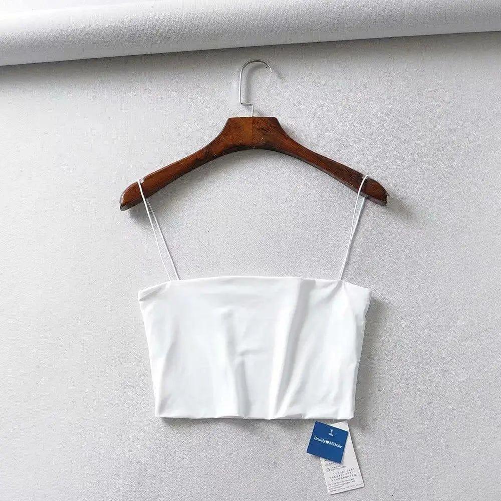 LOVEMI Ctop White / S Lovemi -  Ken Bean Same Style Solid Color Base, Single Wear Flat