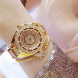 Detailed Ladies Casual Fashion Quartz Watch High-End-Golden-3