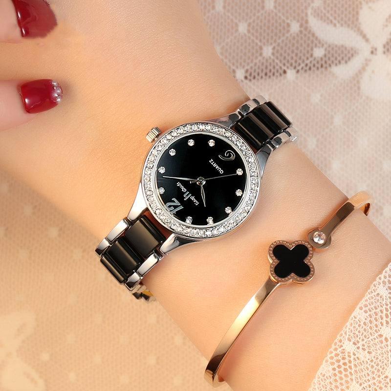 Elegant Crystal Women's Watch | Luxury Fashion-1