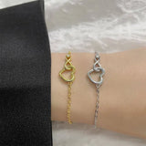 Heart-shape Bracelet Fashion Jewelry Versatile Love Bracelet Gift For Girlfriend Valentine's Day-6