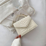 Elegant Simple And Fashionable Handbag-White-1