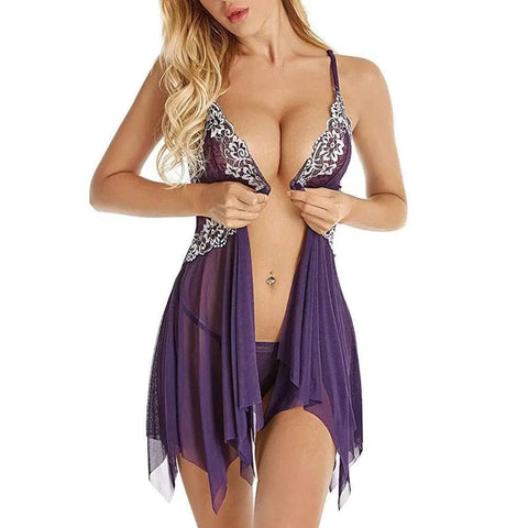 Erotic lingerie fun pajamas dress-10