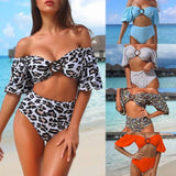 Europe and America Sexy Swimsuit Bikini Bikini Print Bikini-1